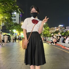 [Order] [Đông Lâm Xã] Chân váy SK một màu / đồng phục Seifuku/JK